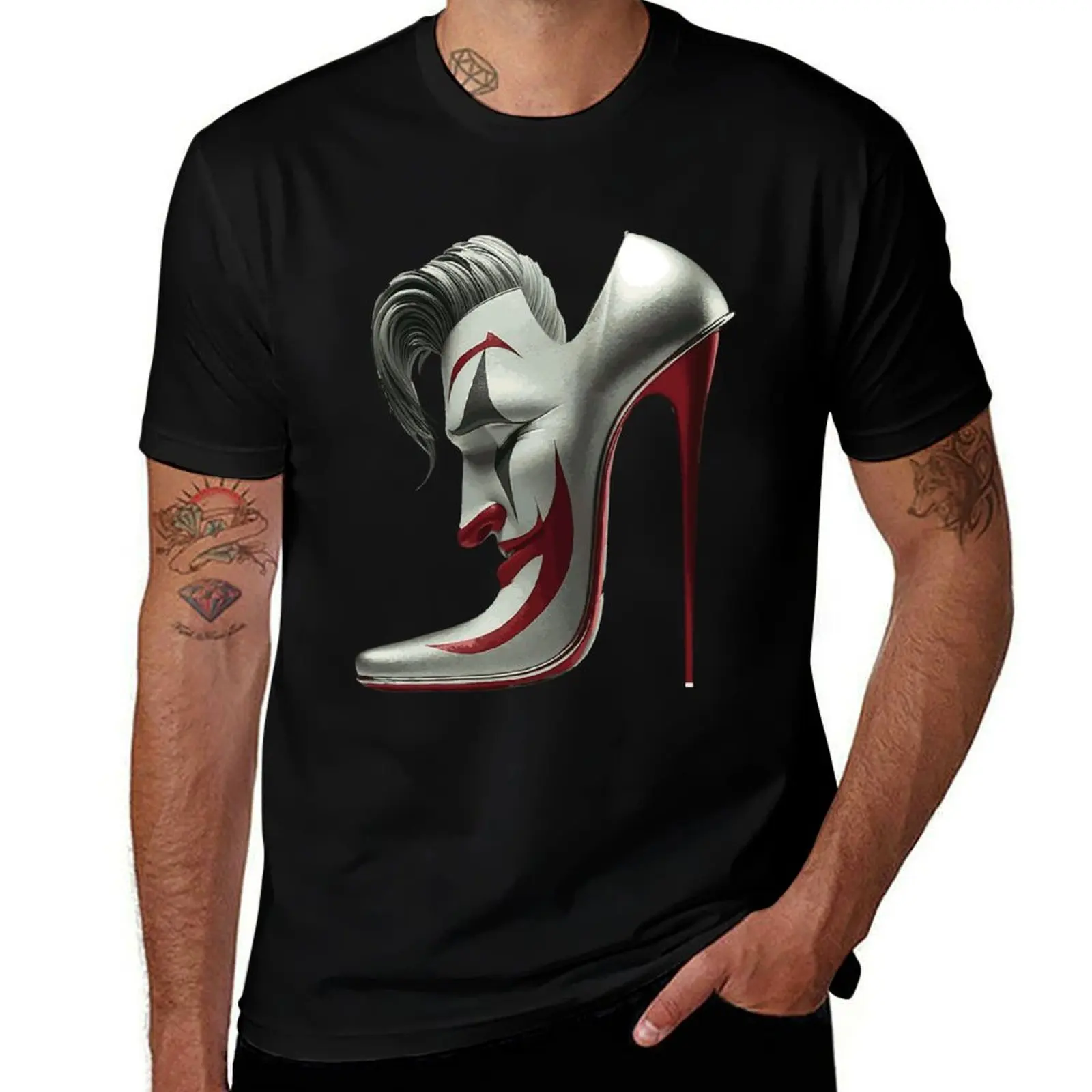 

Joker women long heel sandal T-Shirt man t shirt designer t shirts for man graphic tees man t shirt heavy cotton T-Shirt