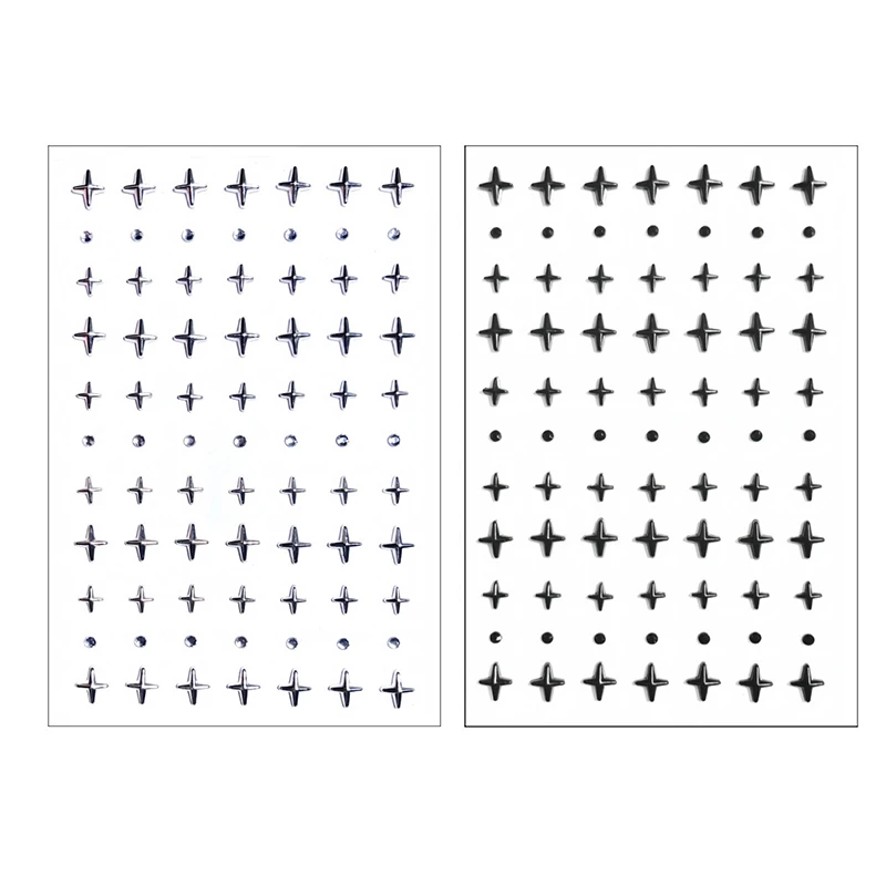 สติ๊กเกอร์ติดริมฝีปากแบบไม่ต้องเจาะ สีดำ กันน้ำ ใช้ซ้ำได้ แหวนตกแต่งริมฝีปาก คิ้ว สะดือ