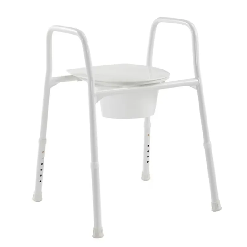

Medical toilet chair with splash cover and bedside toilet shower toilet chair bathroom safety equipment