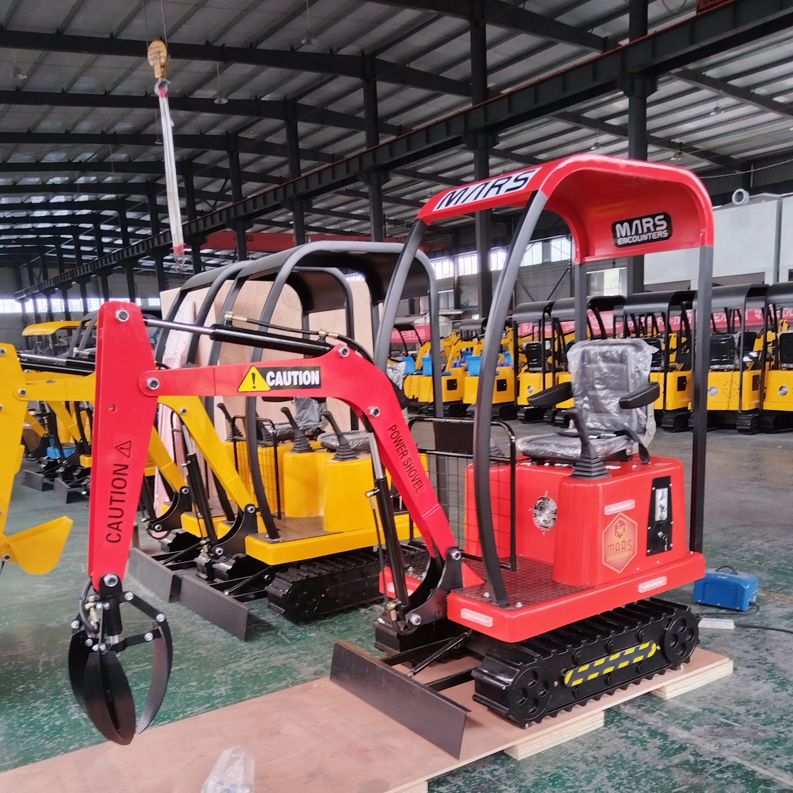 Factory Direct Customizable Animatronic Ball Catching Machine Red & Yellow With Lights & Music Amusement Product