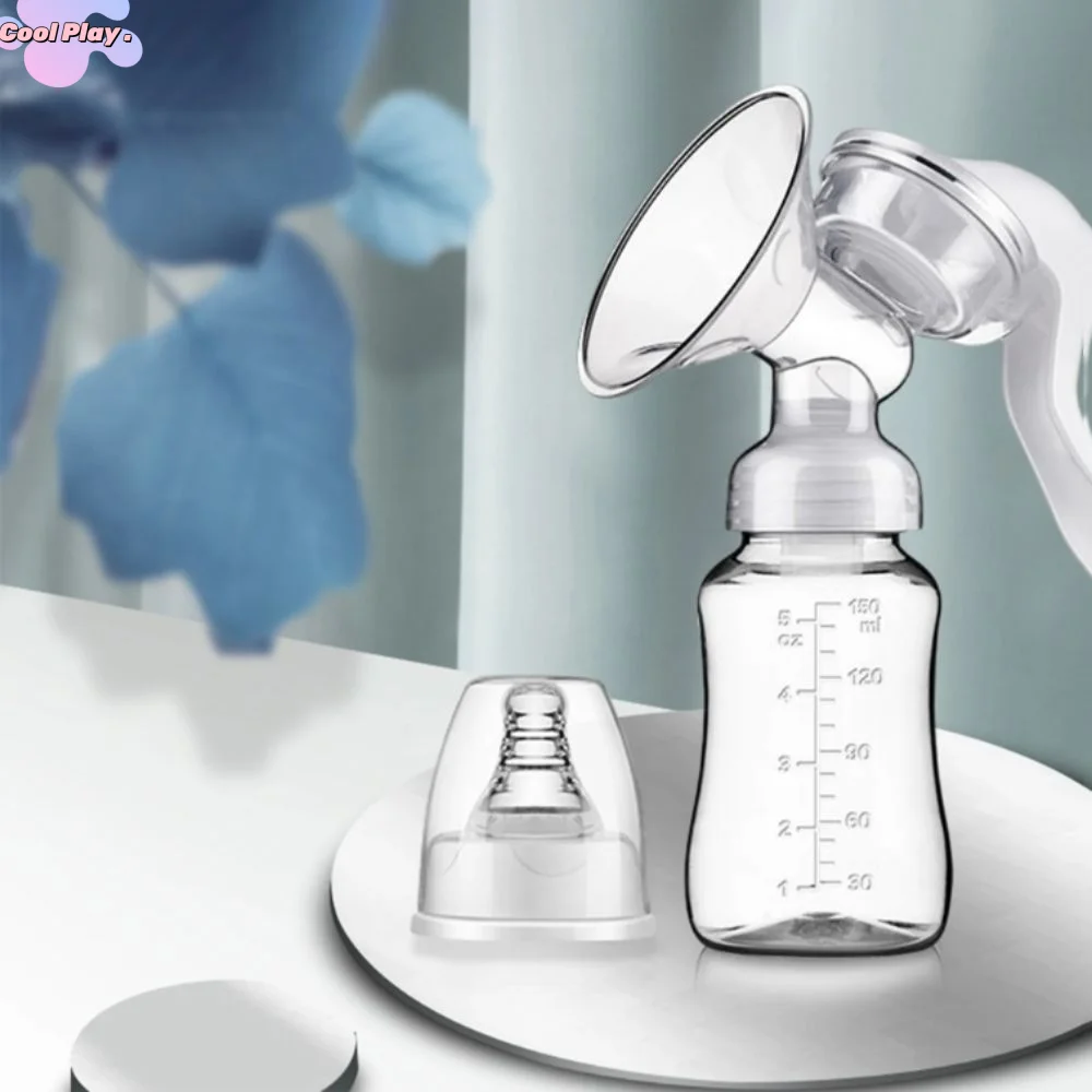 

Ручной молокоотсос без BPA, мощный всасывающий детский сосок, насос для кормления, бутылочка для молока, послеродовые принадлежности, всасывающий молокоотсос