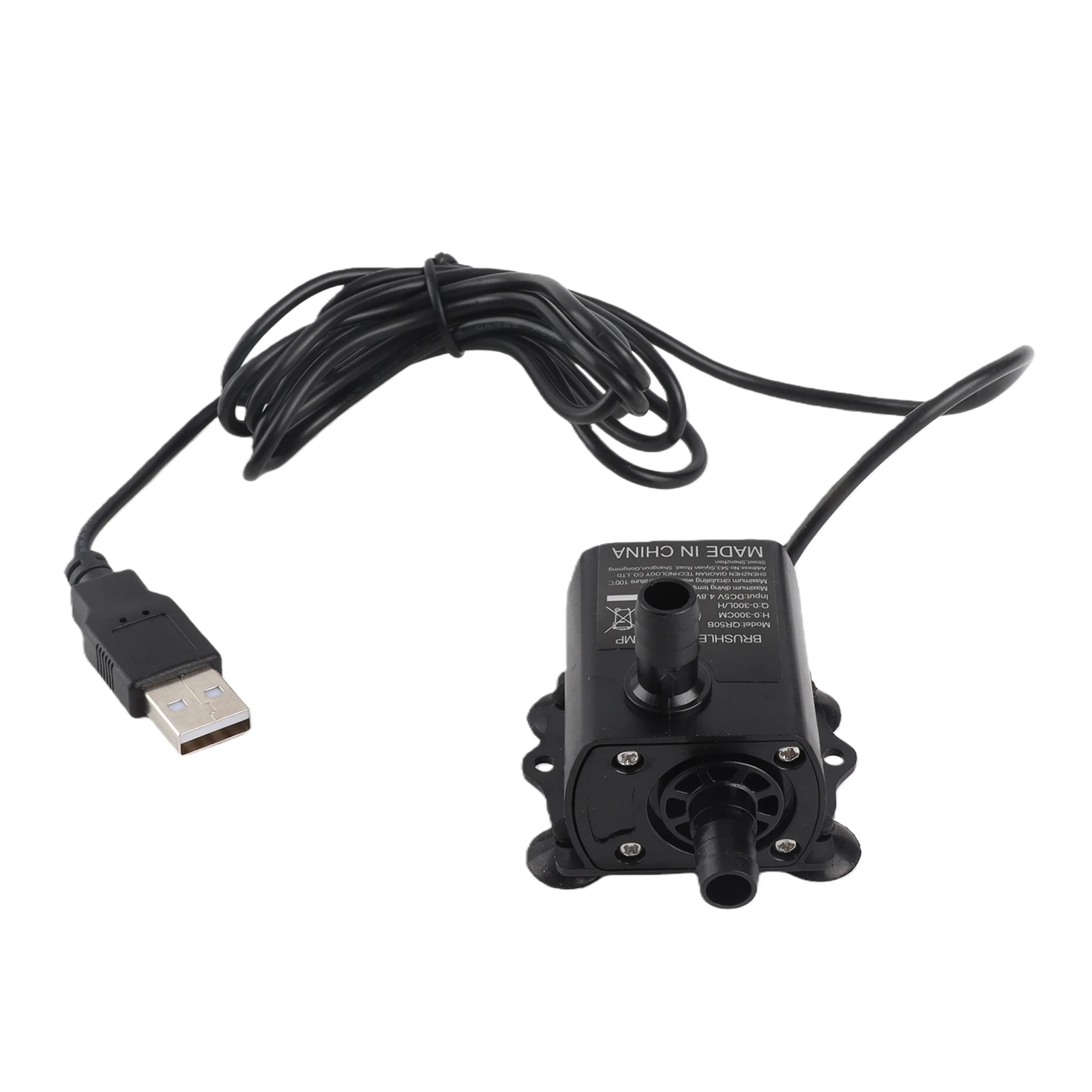 Water Pumps for Pond Garden, Camping Supplies, Mini Sem Escova, Impermeável, Fonte Submersível, Ultra Silêncio, USB, 5V, 4.8W