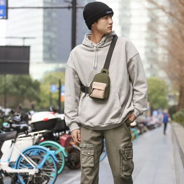 Lightweight Crossbody Bag Casual  Coin Purse Mobile Phone Bag Fashionable Simple Chest Bag Versatile Single Shoulder Back...