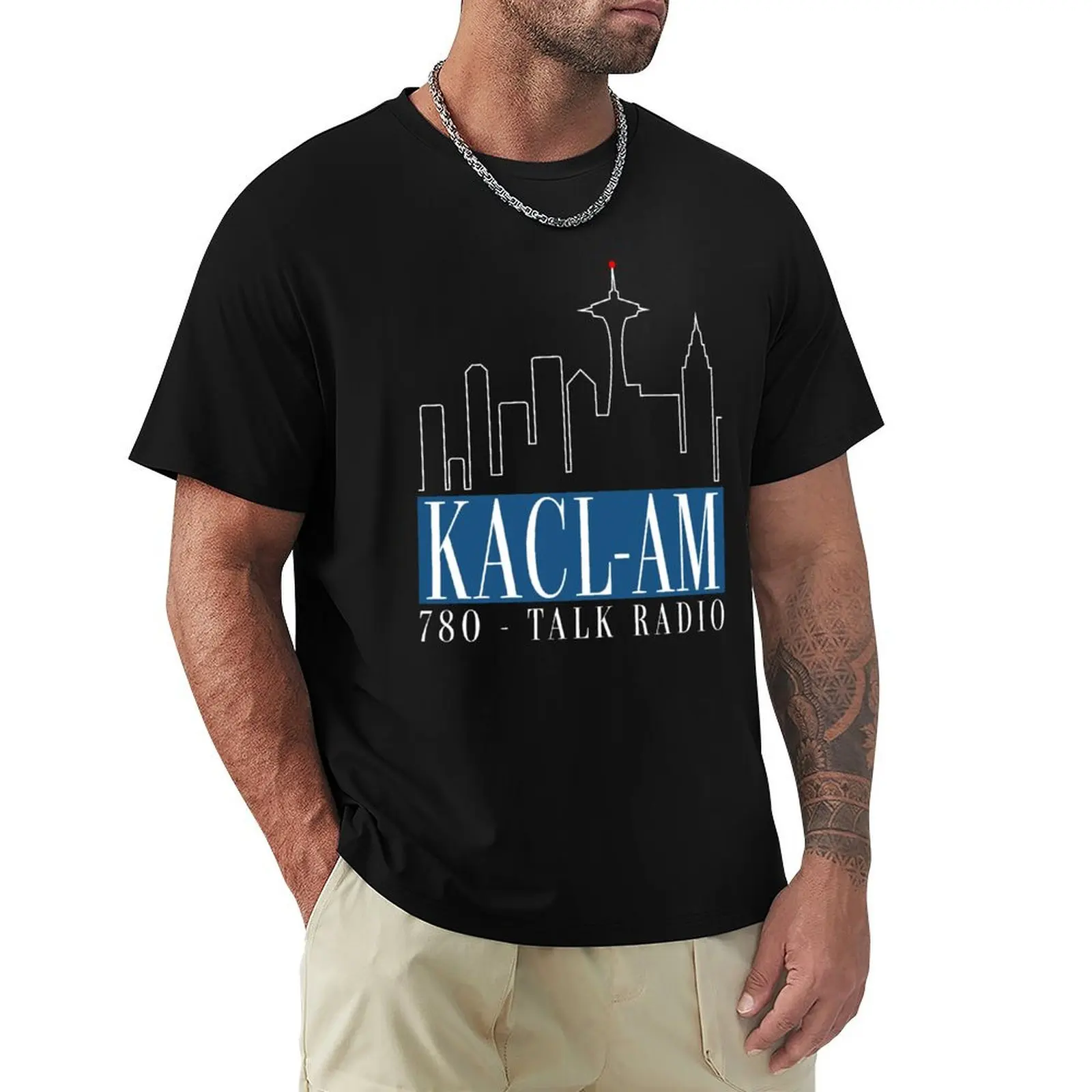 

KACL-AM Talk Radio T-Shirt Man t-shirt anime plus sizes clothes for men