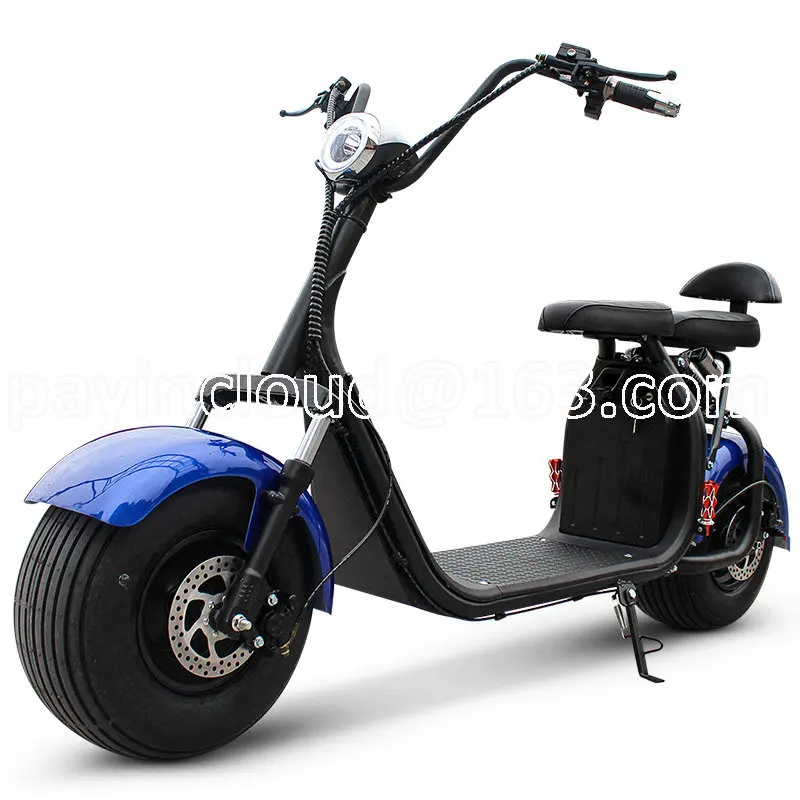 Electric Motorcycle Max Speed 53KM/H 3000W Powerful Motor 60V20AH 18 Inch Fat Tire Two Wheel Adult Electric Scooter