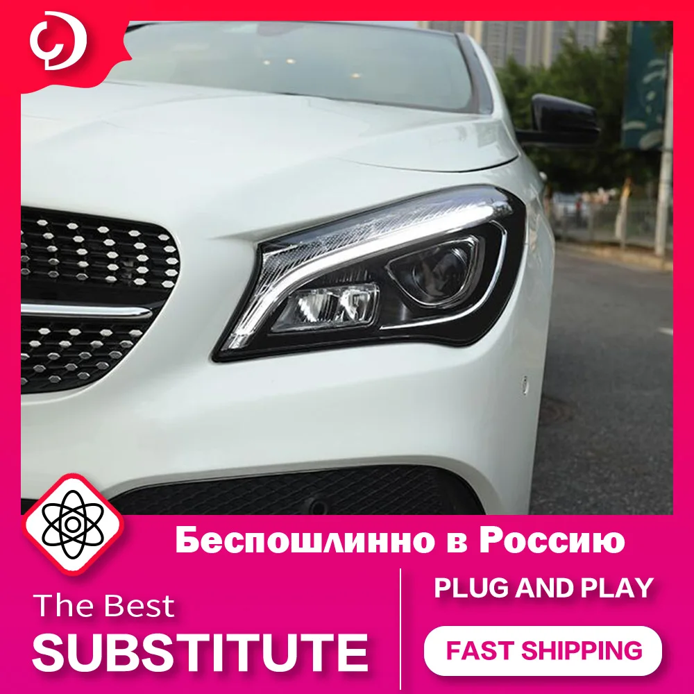 

AKD Car Styling Headlights for CLA W117 2014-2020 CLA180 CLA220 CLA200 CLA260 LED Headlight Projector Auto Accessories