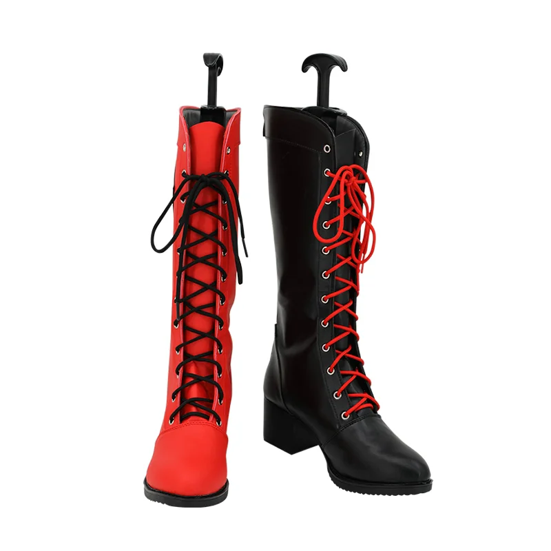 รองเท้าเจ้าหญิงตัวตลก ฮาร์ลีน ชูส์ สกอตต์ คอสเพลย์ รองเท้าบูทคุณภาพสูง ผู้ชาย ผู้หญิง สั่งทำพิเศษ