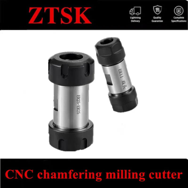 Double Chuck Motor Shaft ER11 ER16 ER20 ER20 ER25 ER32 Tool Holder Motor Shaft Column Spindle ER Collet Engraving Machine