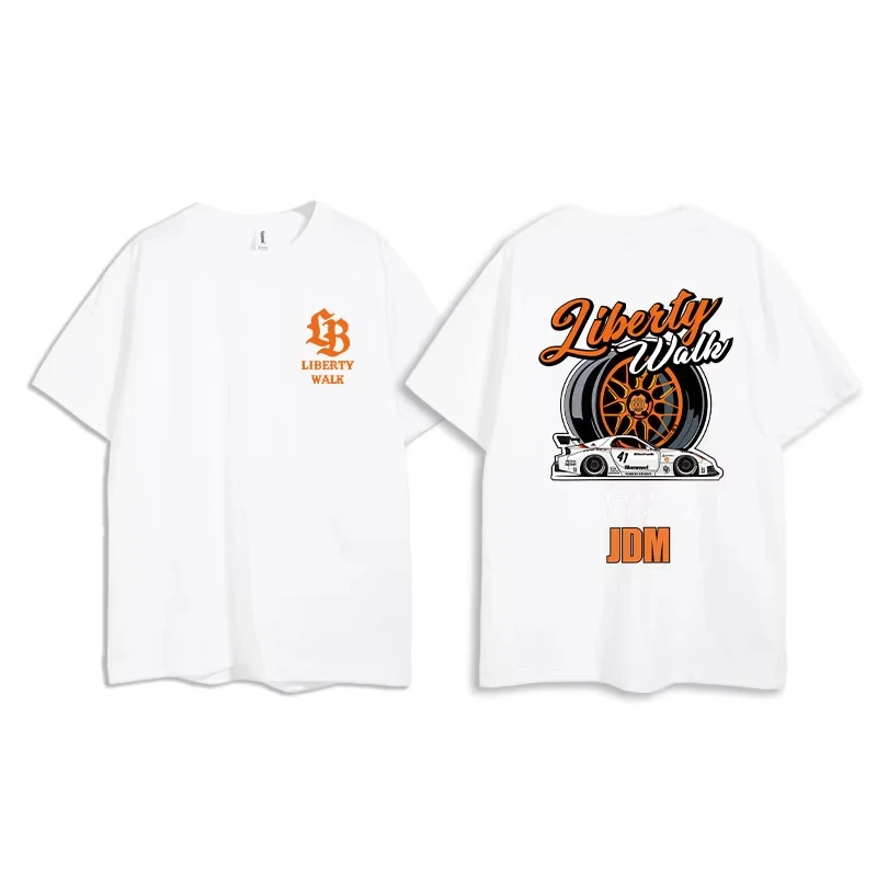 

Japanese JDM Modified Car Culture RX-7 American High Street Loose Short Sleeve Men's and Women's Short Sleeve T-shirt