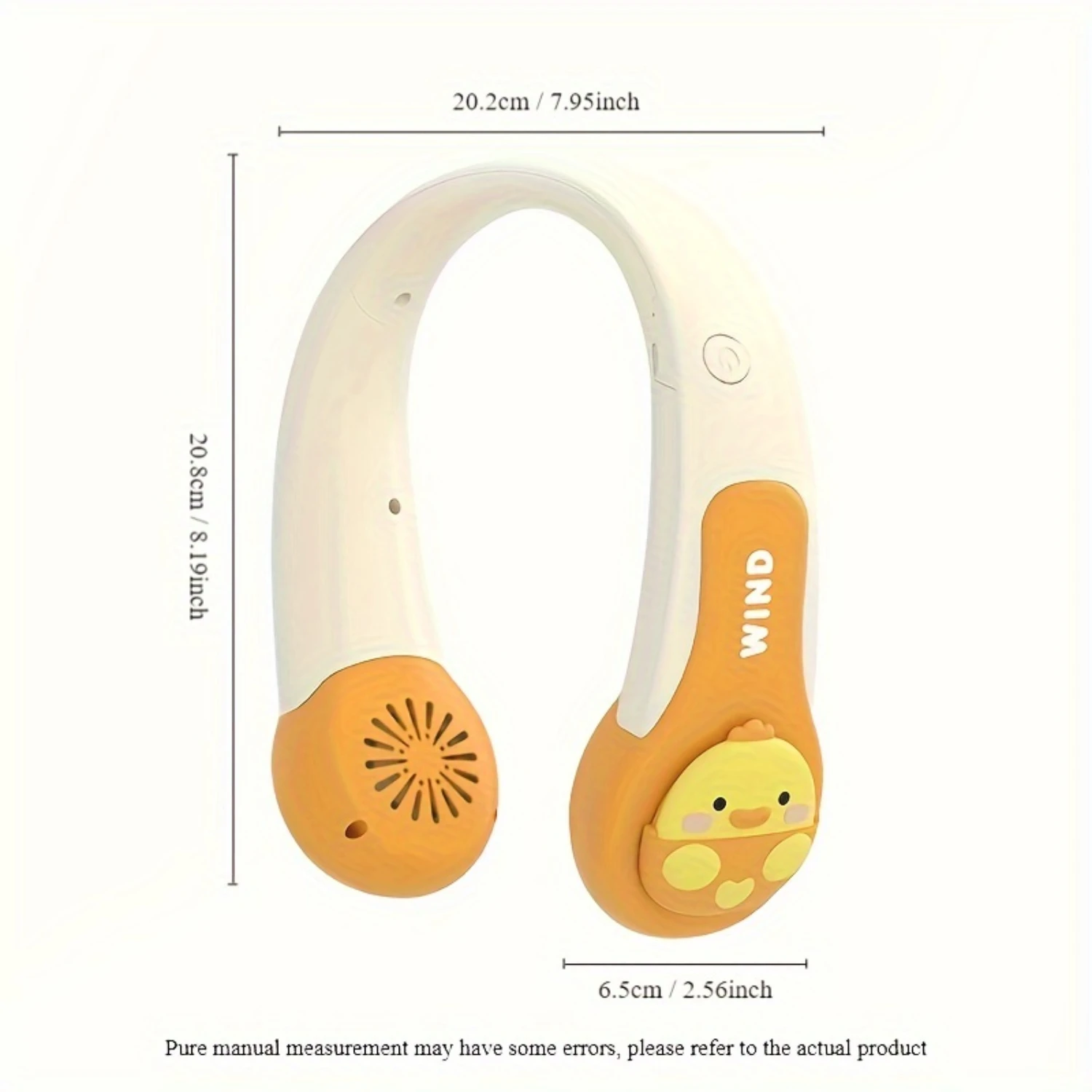 Portable Neck Fan With Usb Charging - Rechargeable Lithium Battery, Ideal For Outdoor Sports & Travel