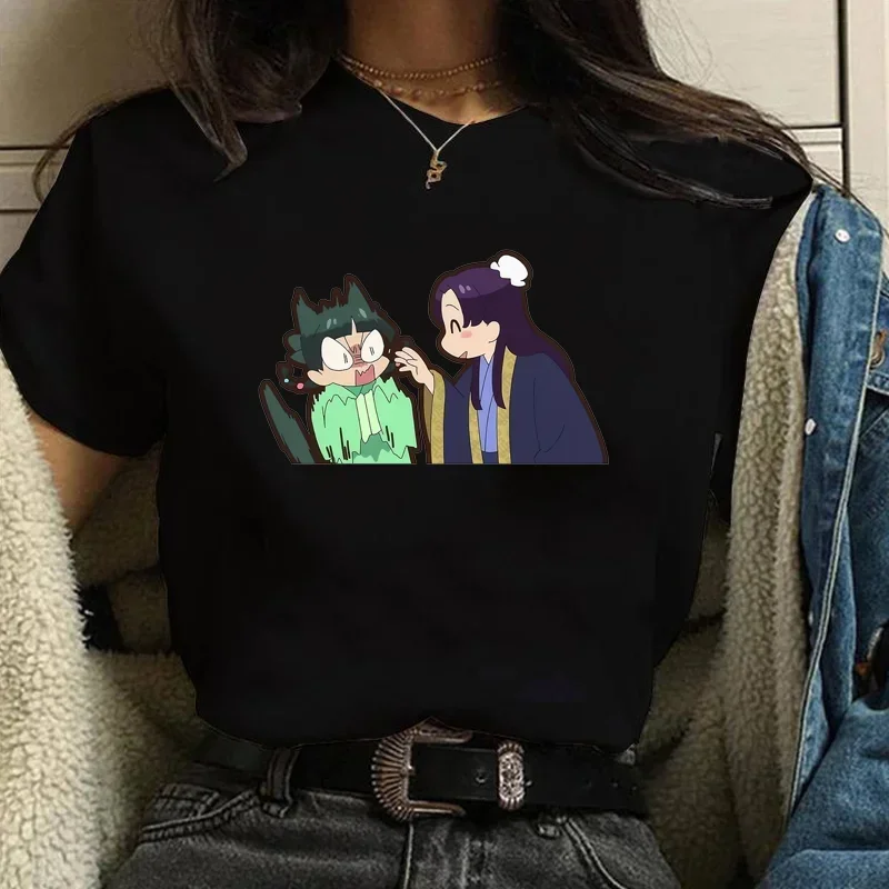 

Women's Personalized Anime Harajuku Street Casual Round T-Shirt Funny Anime The Apothecary Diaries Printed Shirt Streetwear Top