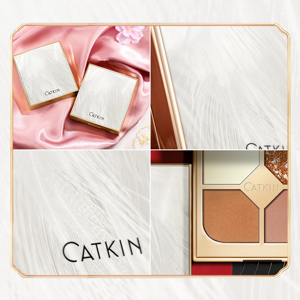 CATKIN Glit Quad Eyeshadow, High Pigmented and Matte Eyeshadow Palette