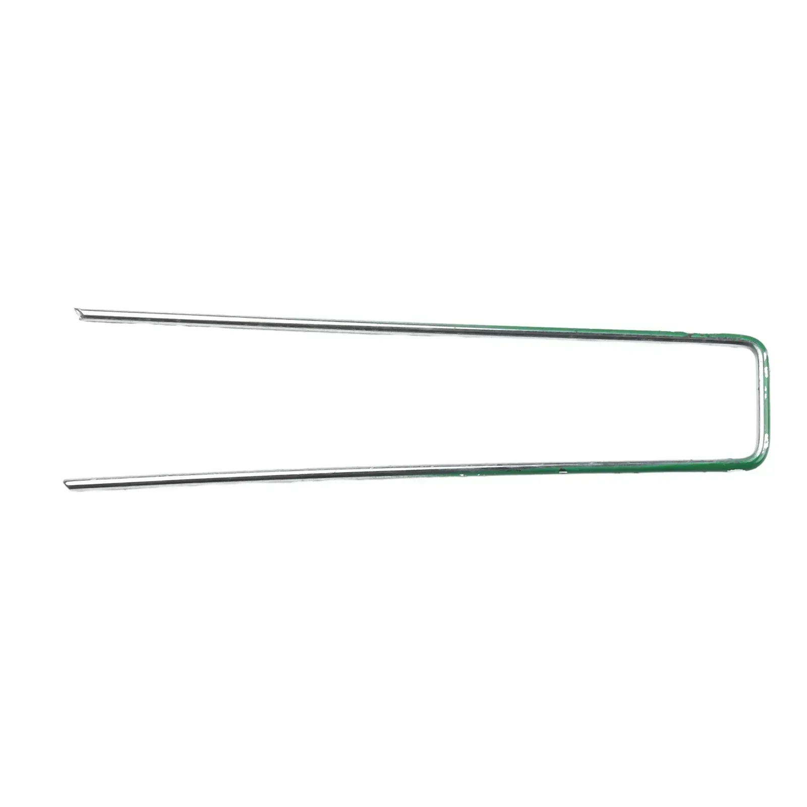 Pasadores de césped de alta resistencia, gran oferta, grapas fiables, pines en U, ancla, hierba Artificial falsa, medio verde, 150mm, 20 piezas