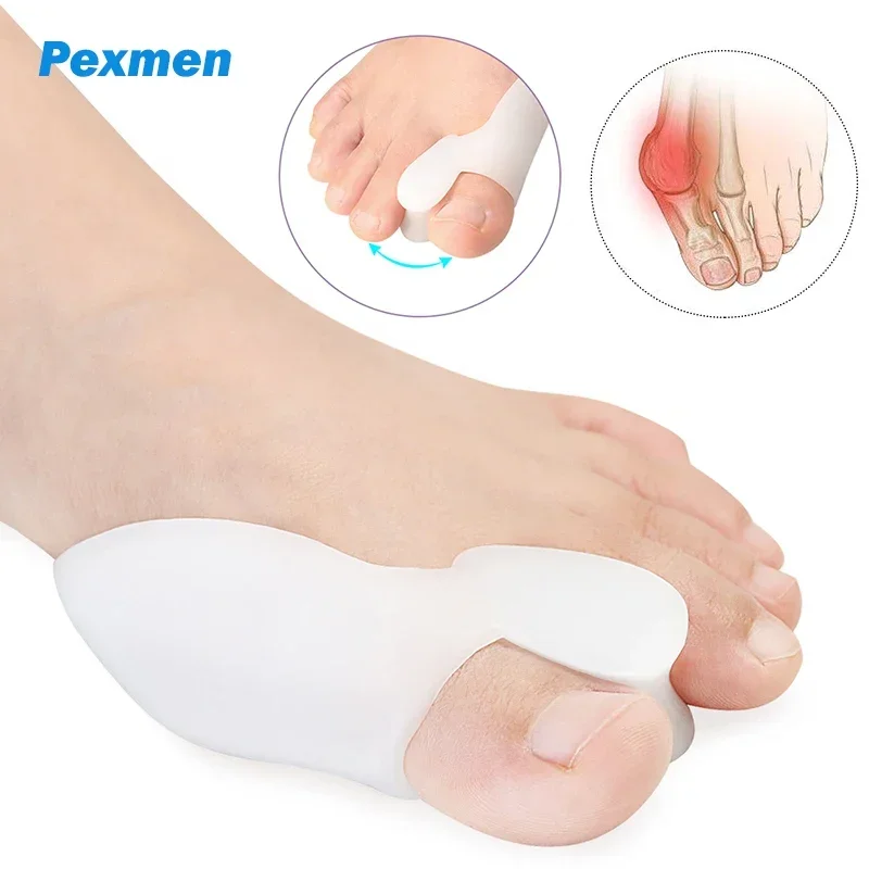 

2/4/8Pcs Protector Spacer Toe Separator Gel Big Bunion Corrector Pain Relief Hallux Valgus Straighter Orthopedic Toe