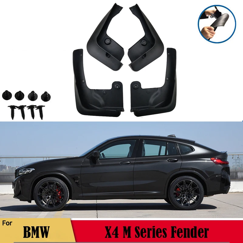 

For BMW X4 M Series Car Tire Modified Fender Mud Guard Car Decoration Accessories