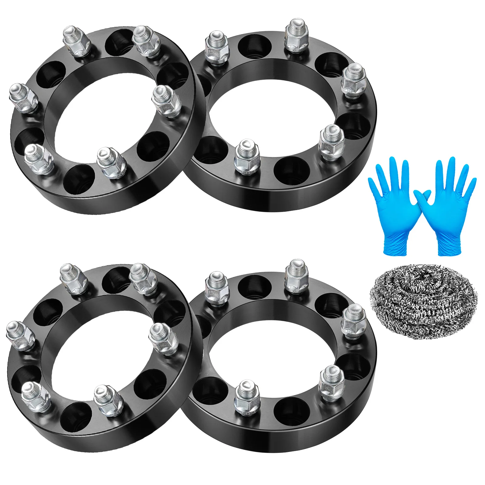 

Wheel Spacer Adapter PCD 6*139.7mm CB 108mm For Silverado 1500 1999-2023/Sierra 1500 2003-2014 M14*1.5 1inch 4pcs