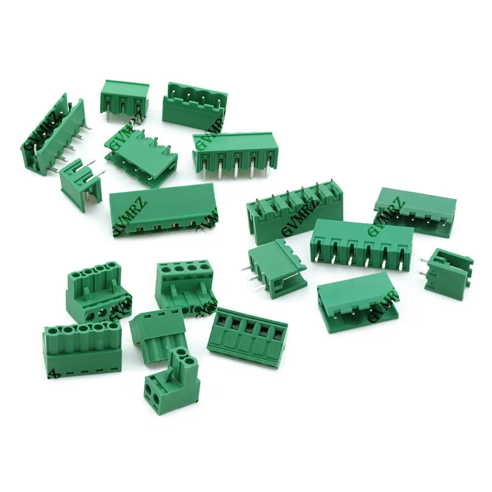 5Set 2EDGK 2P 3P 4P 5P 5.08mm Terminal Block Male Female 5.08 Plug-in Opening PCB Connector 2EDG PCB 2P 3P 4P 5P 6P 7P 8P 9P 10P