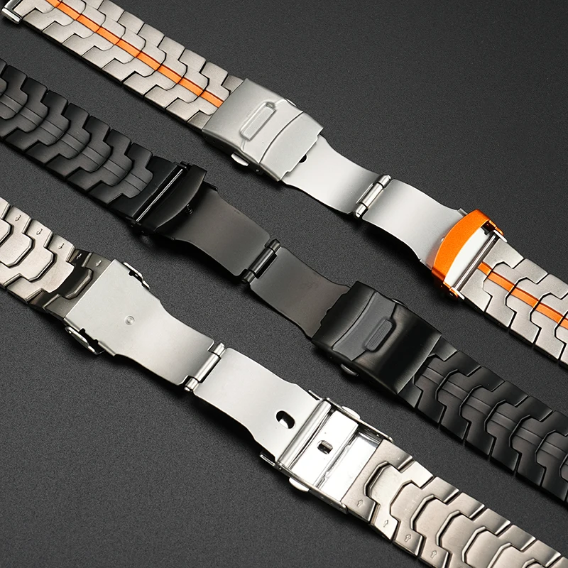 Титановый ремешок для G-shock DW5600 GA2100 для часов Casio 3229 DW-5600E/BBN GW-M5610 GW-B5600HR/BC Титановый ремешок-браслет