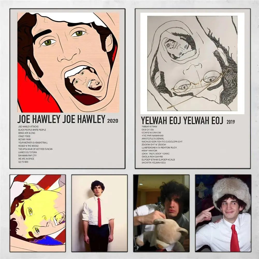 1 Stück Joe Hawley Poster-Aufkleber, wasserfest, Wandkunst für Wohnzimmer, Schlafzimmer, Heimdekoration