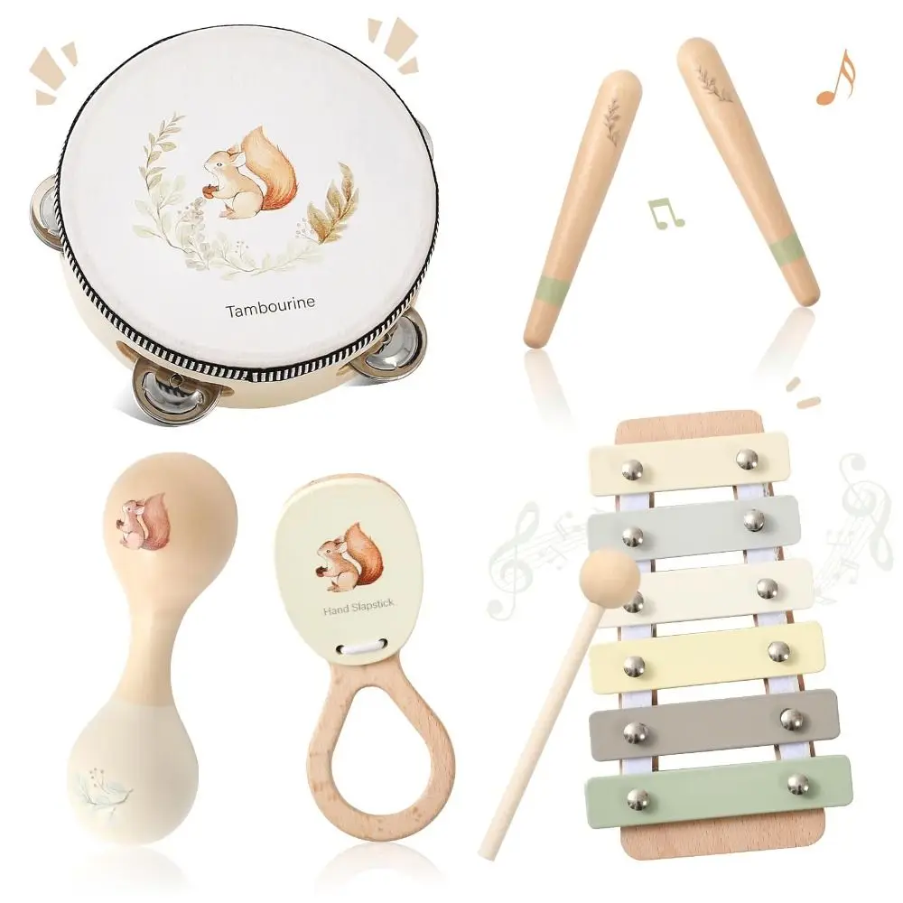 Montessori Toddler Musical Instruments Brain Development Wooden Early Learning Music Toys No Toxic Baby Gifts