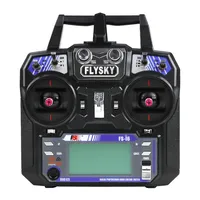 FLYSKY FS-i6 I6 2.4G 6CH AFHDS 2A Radio Transmitter with FS-iA6 IA6B A8S X6B IA10B Receiver for RC Drone FPV Airplane Helicopter