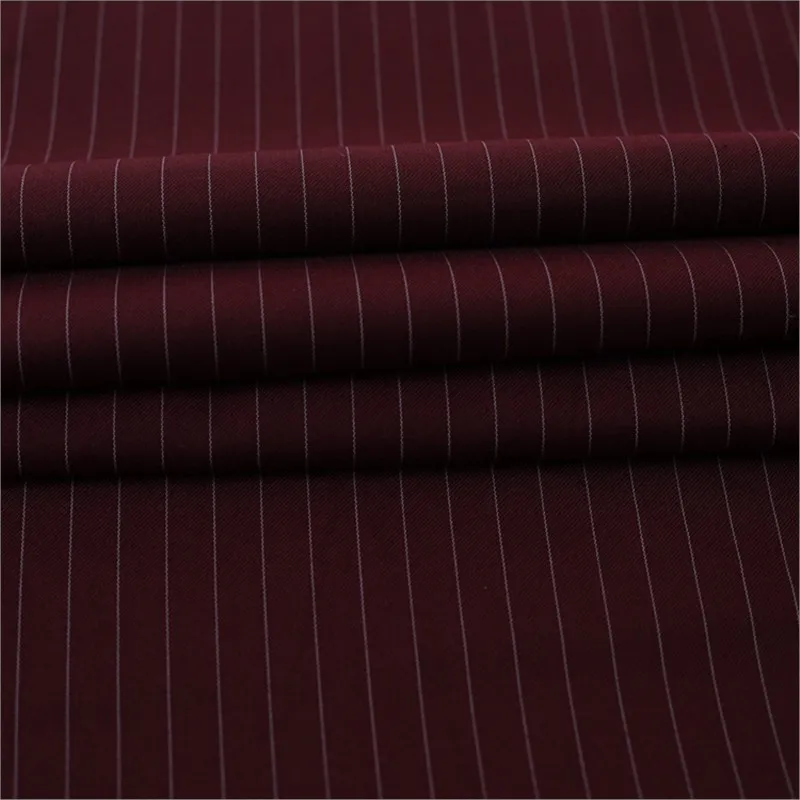 Striped micro-elastic woven fabric suit work clothes set