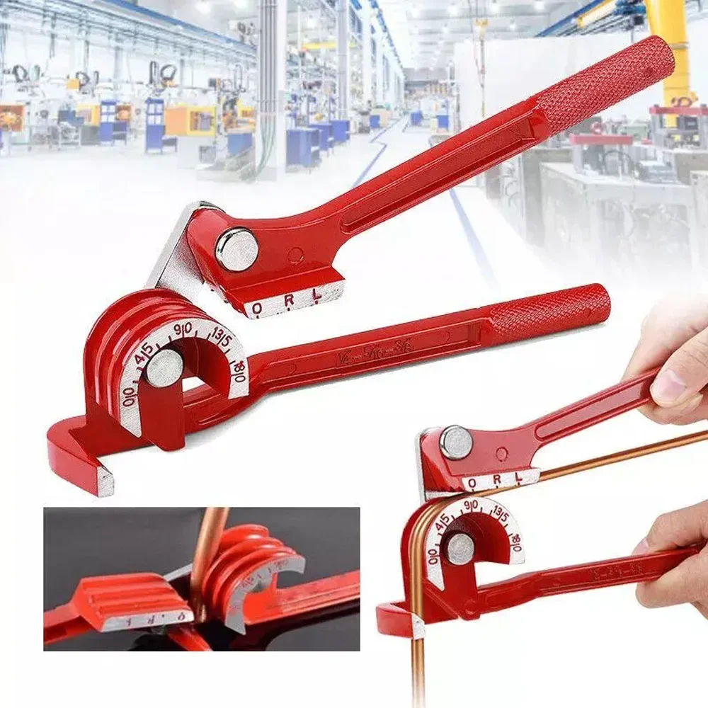 180° Manual Pipe Bender Tube Bending Machine 6mm 8mm 10mm Tubing Bender For Aluminum Copper Steel Fuel Brake Lines