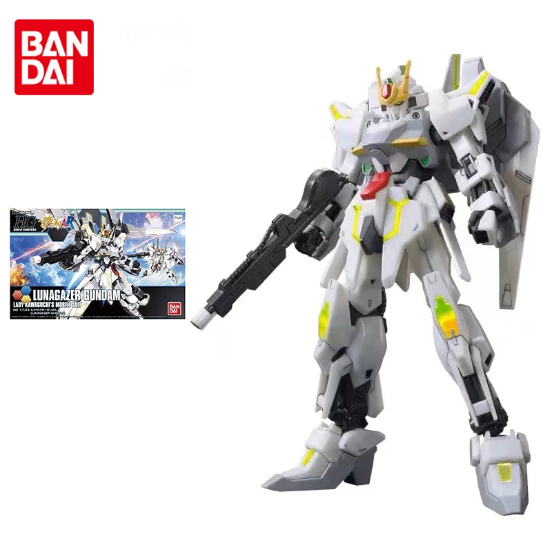 

Набор моделей Bandai Gundam HGBF 1/144 Lunagazer Gundam, оригинальная коллекция Gunpla, игрушка-робот, экшн-фигурка, игрушки для детей