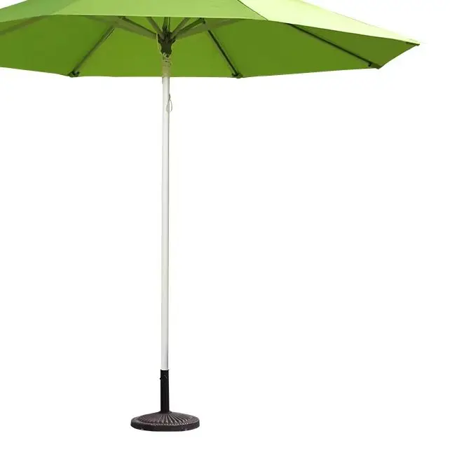 Modern Romantic Outdoor Sunshade Umbrella Polyester Sail Manual Parasol for Garden Terrace Courtyard Balcony