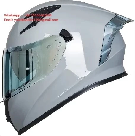 Manufacturer Wholesale Motorcycle Helmets Full Face with Snap-on clear and Tinted Visors and Street Dirt Bike Helmets