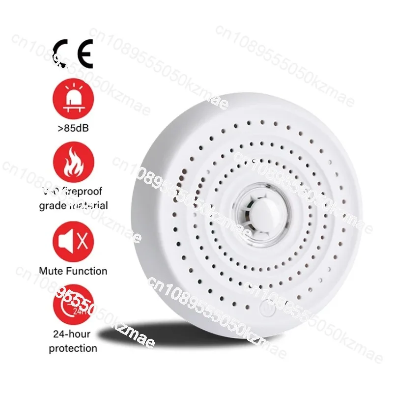 Suitablefor nPM2.5 detection alarm Tuya WiFi version sensor smoke detector AJ-660 wall mounted or ceiling mounted smoke detector view 3