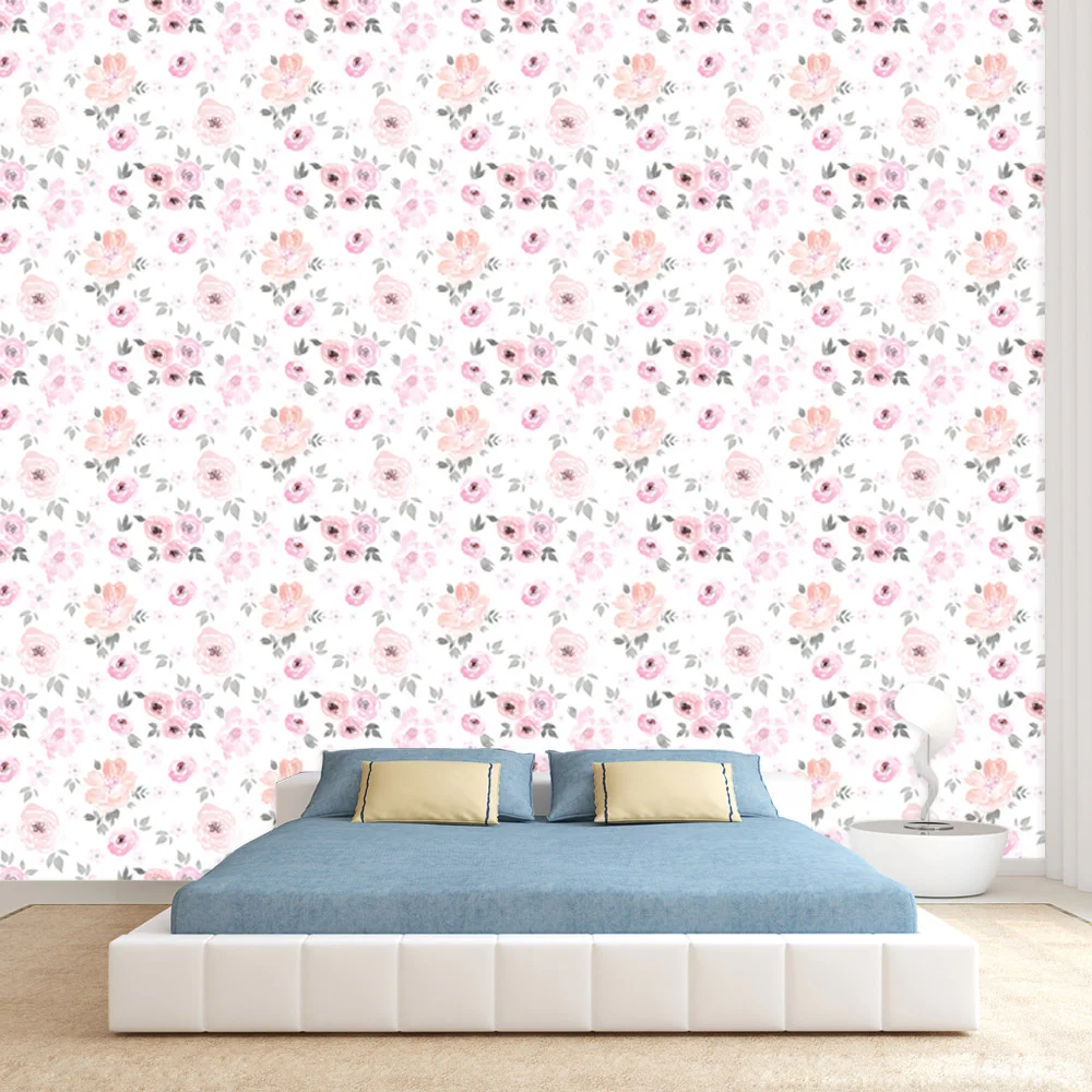 

Обои с кожурой и наклейкой, контактные бумажные обои для гостиной, обои, домашний декор, цветочная роза, мебель, ремонт, фреска