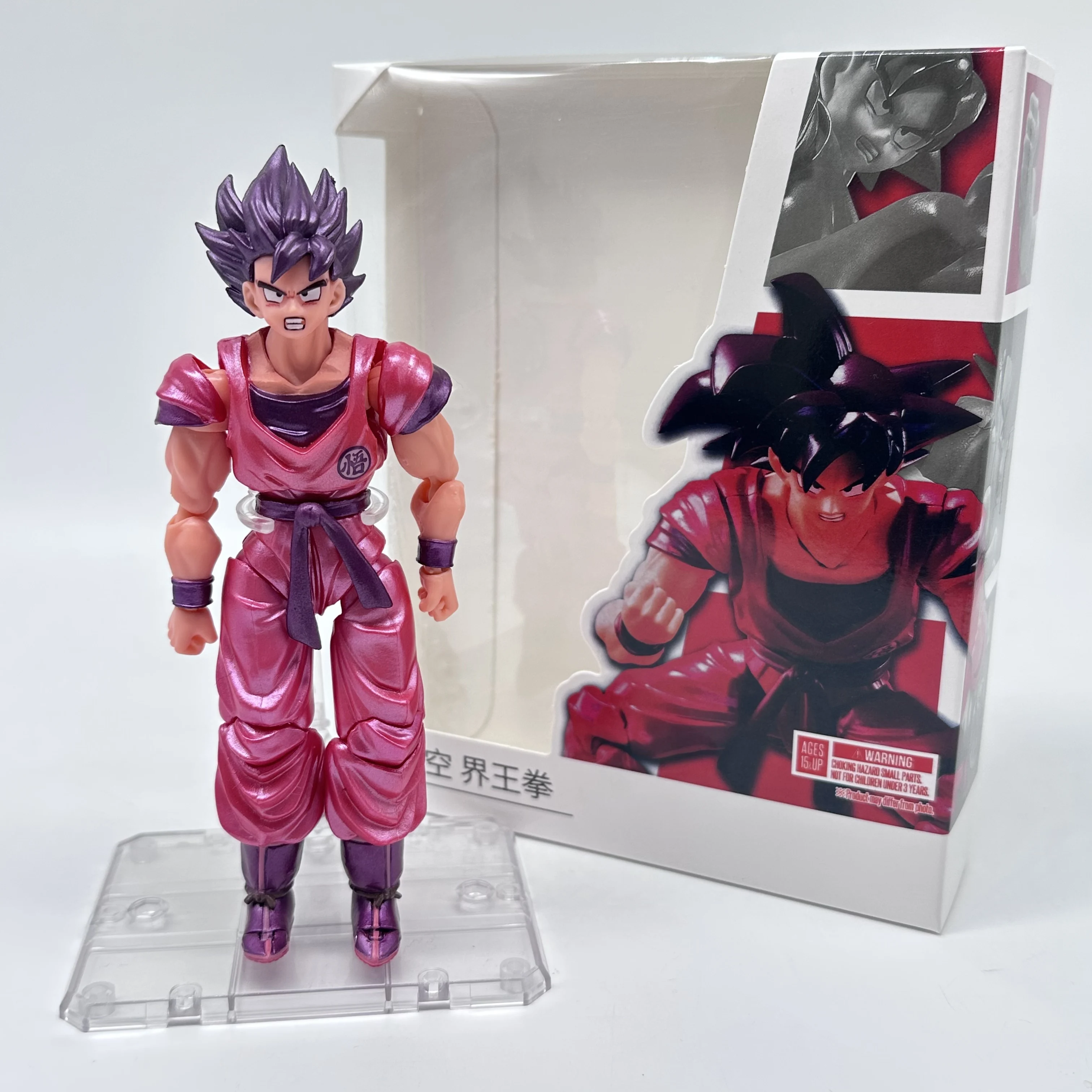 

Dragon Ball Kaioken Goku Figure Ornament, Anime Peripheral Model Doll, Desktop Collection & Decoration
