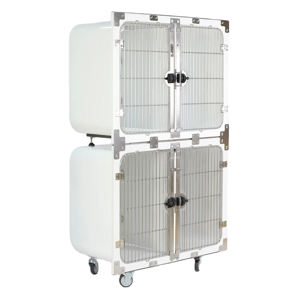 

New Arrival Aeolus Professional pet health products factory KA-510 Fiberglass Pet Cage Hospital Clinic Practice Dog Cat cage