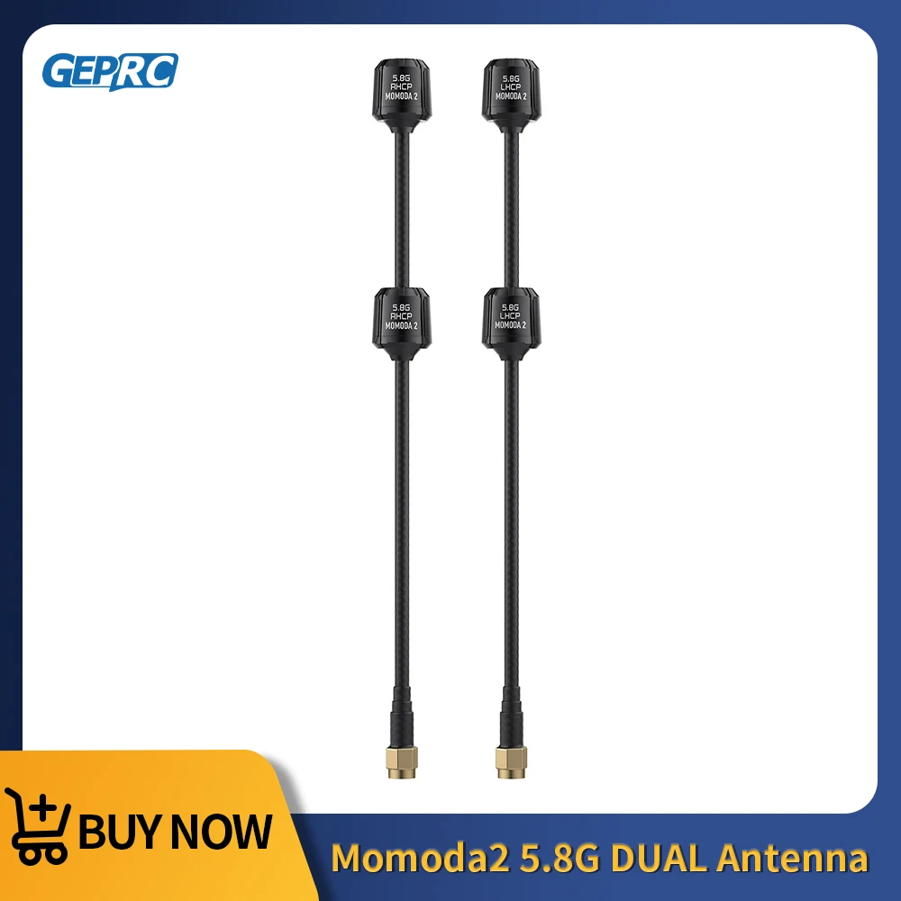 

GEPRC 5.65GHz Momoda2 5.8G Dual Antenna LHCP RHCP Polarization SMA Dual Core RF Ultra Low VSWR FPV Drone Freestyle Accessories