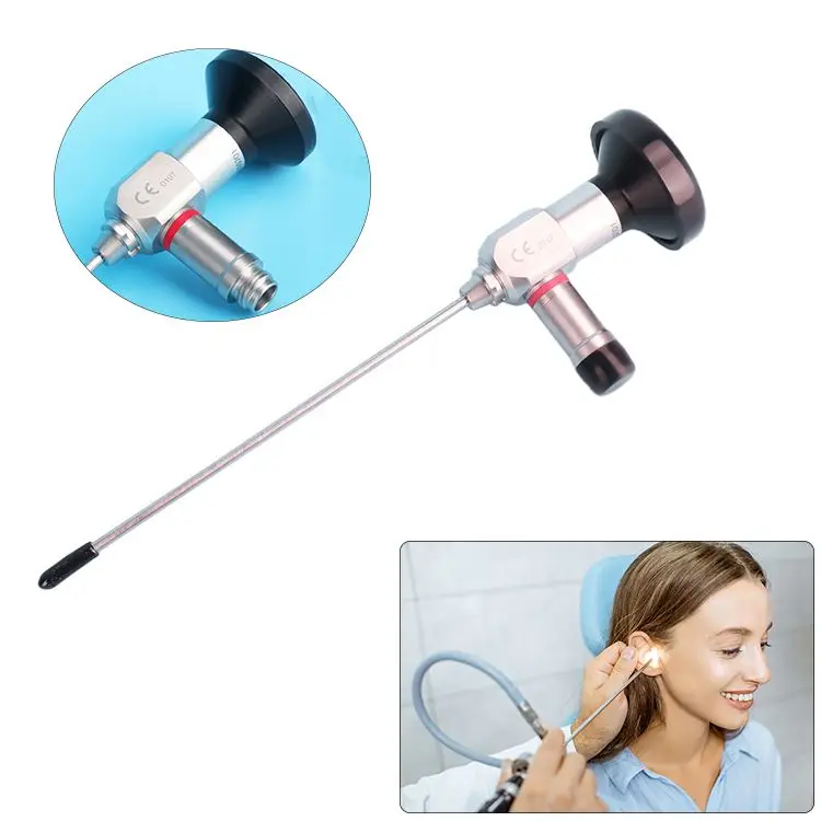 

CE Middle Ear Microsurgery ENT Instruments 0/30 Degree Otoscope