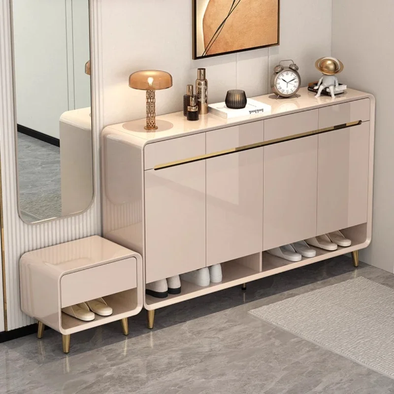 

Entryway Modern Luxury Shoe Cabinet Storage Large Capacity Hotel Home Shoes Cabinet Living Room Estantes Organizadores Furniture