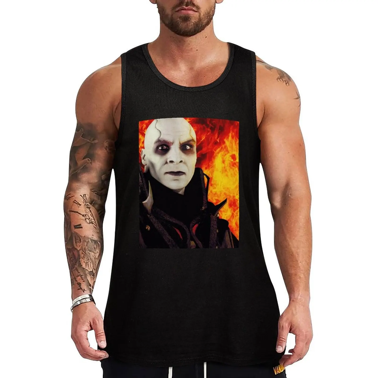 Mortal Kombat 4 Quan Chi Arcade Cabinet Tank Top Classic Fit Tank Tops Undershirt Everyday Wear