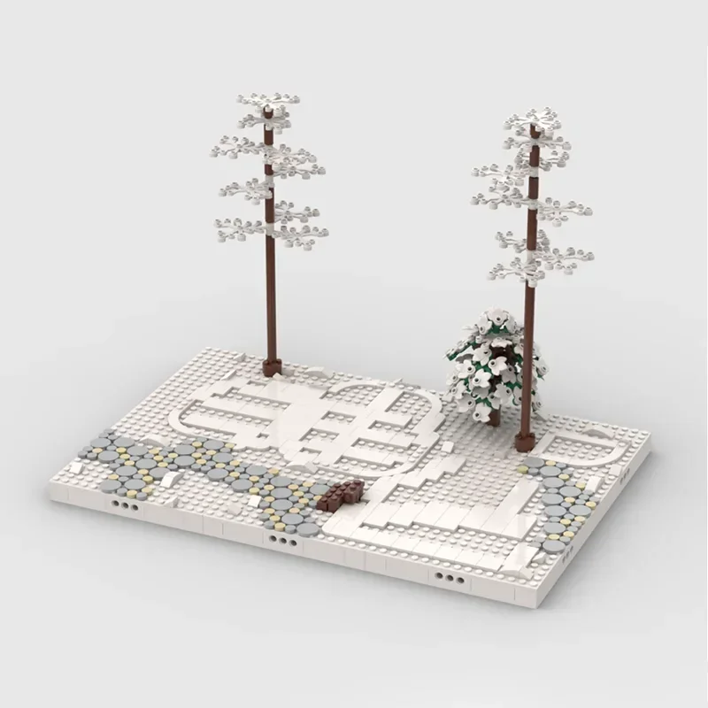 Modello Popolare di Villaggio Invernale in Blocchi da Costruzione Modulari, Esposizione per Set 10325, Mattoncini Tecnologici, Giocattolo DIY da Assemblare, Regalo