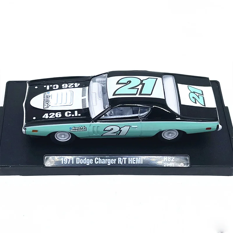 1:64M2 Car Model 1971 Charger RT HEMI Replica Alloy Car Model Collection Gift Brand New with Packaging