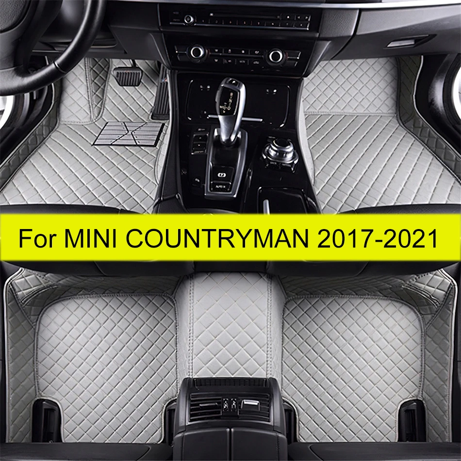 Car floor mats for MINI COUNTRYMAN 2017 2018 2019 2020 2021 Custom auto foot Pads automobile carpet cover