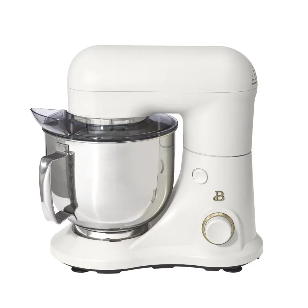 

2023Biu. 5.3 QT Stand Mixer, Lightweight & Powerful with Tilt-Head, White Icing by Drew Barrymore