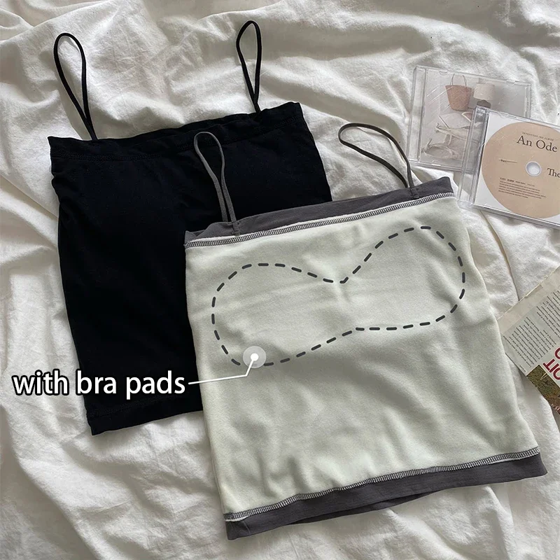 เสื้อกล้ามกำมะหยี่หนาสำหรับผู้หญิงใส่ในฤดูหนาวเสื้อชั้นในสายเดี่ยวทรงสลิมอบอุ่นมีเสื้อแขนกุดซับในสำหรับชุดลองจอน