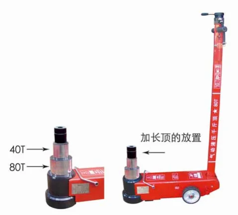 Portable Truck Tire Repair Equipment Heavy Duty Car Lift Pneumatic 50T Air Hydraulic Floor Jack