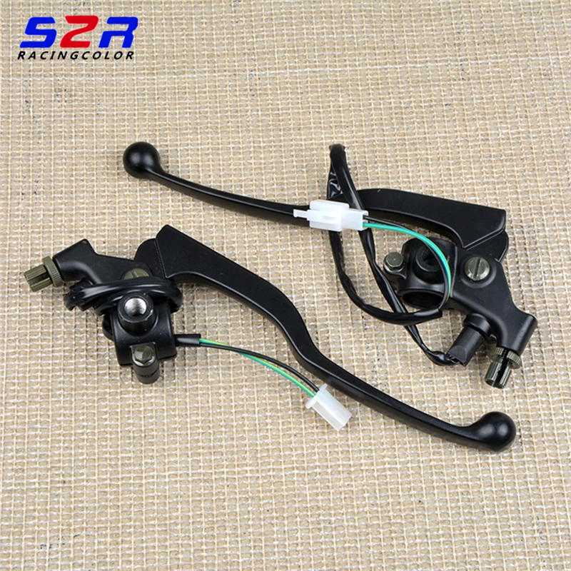 Motorcycle YB125 5VL Handle Lever for Yamaha 125cc YBR 125 Front Brake Lever With Clutch Lever Brake Stop Light Switch Cable