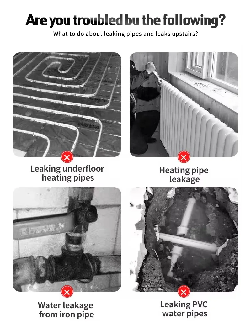 pqtCL900 Electronic Water Leak Detector with LCD Display Underground Water Pipeline Testing Equipment