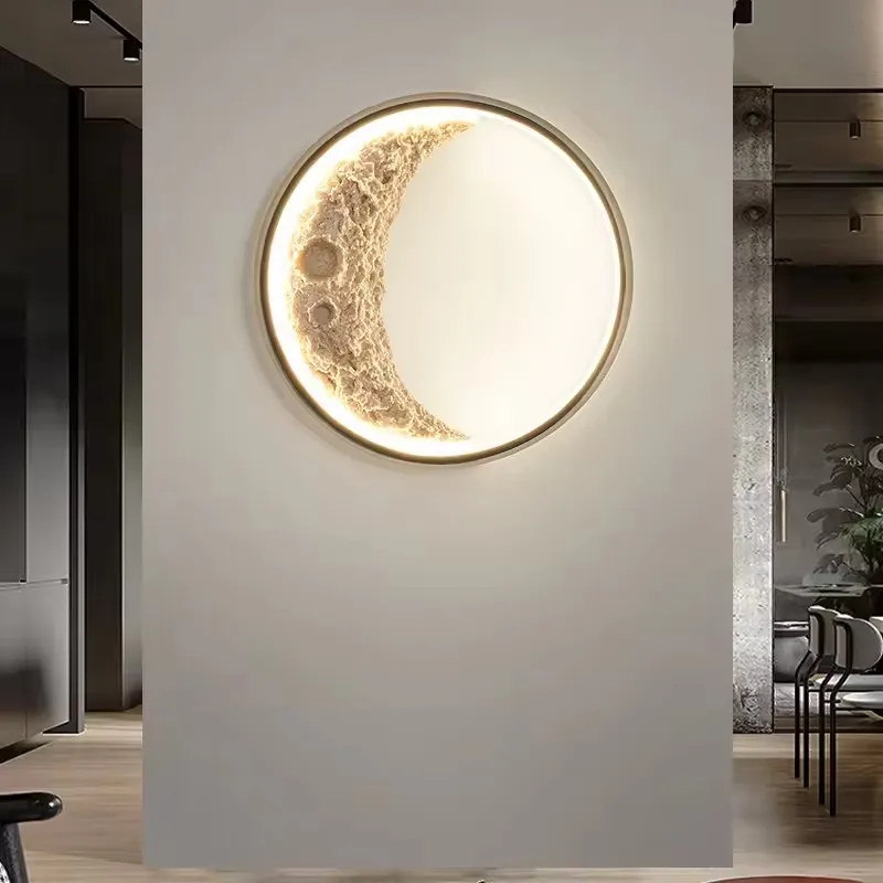 LED IP65 Waterproof Wall Light for Indoor and Outdoor Terrace Garden Landscape Exterior Wall Moon