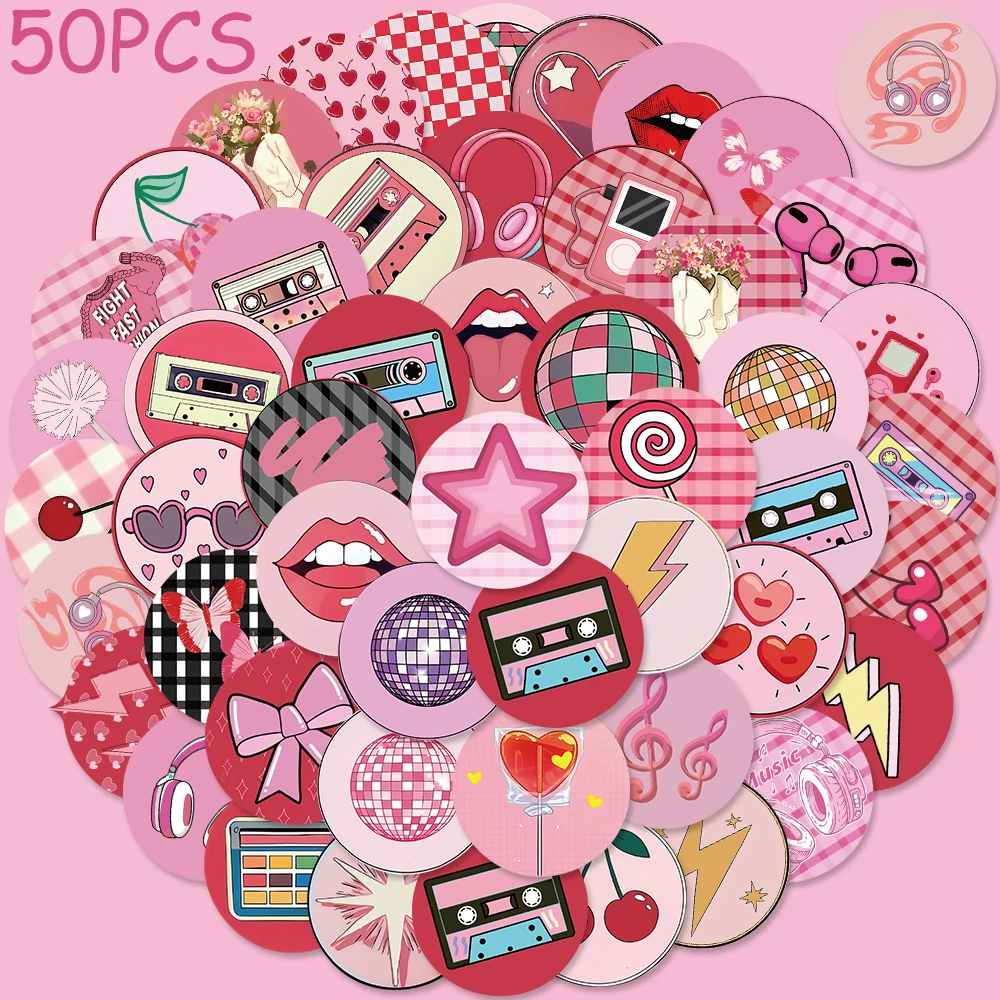 

50pcs Instagram Highlight Covers Stickers Decals For Phone Laptop Suitcase Skateboard Helmet DIY Graffiti Waterproof Stickers