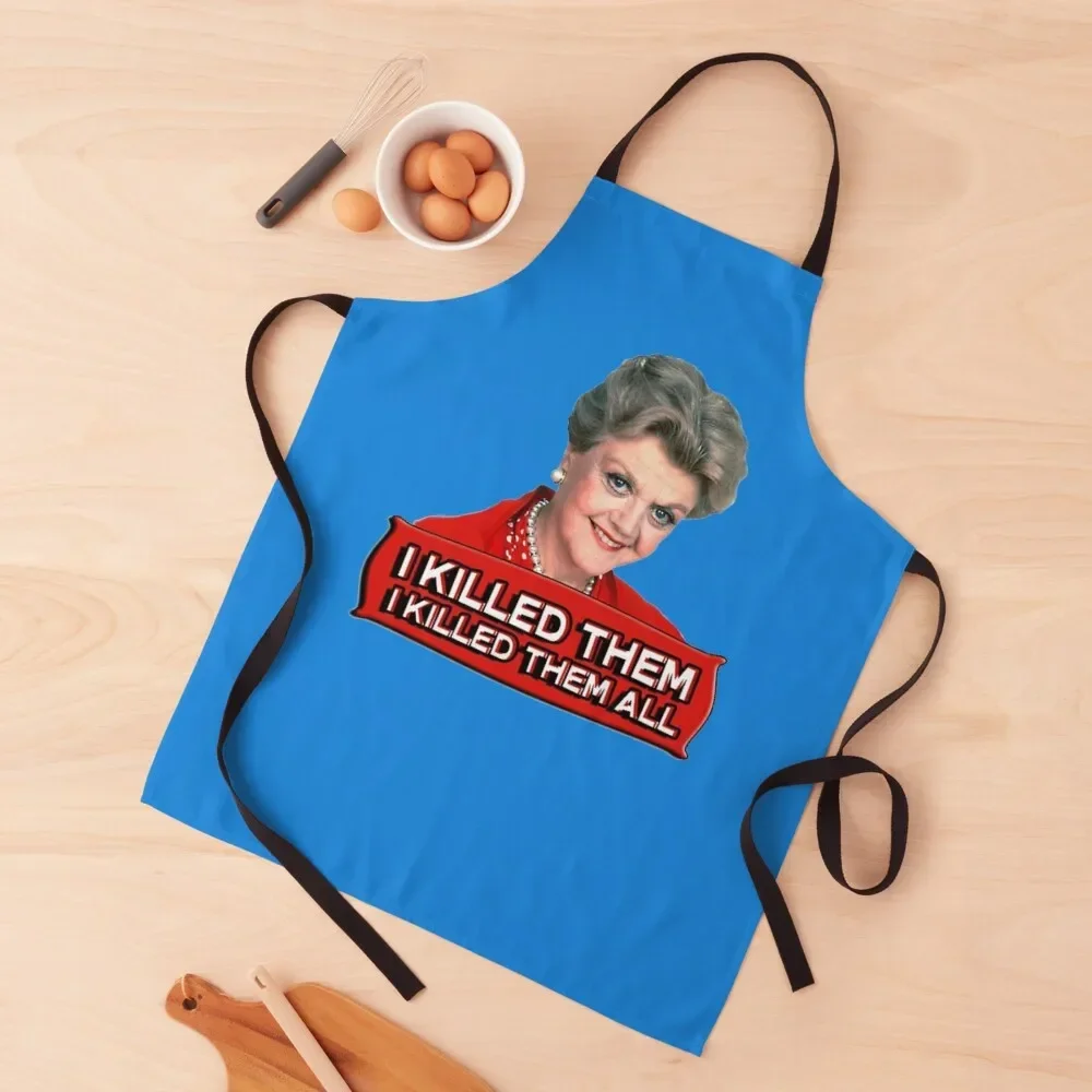 

Best Seller - Angela Lansbury I Killed Them All Merchandise Essential T-Shirt Apron Kitchen Household Items Apron