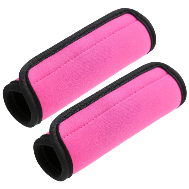 2 Chiếc Thoải Mái Hành Lý Bọc Bộ Neoprene Vali Cầm Bao Tay Dễ Dàng Gắn Túi Du Lịch Thả Vận Chuyển